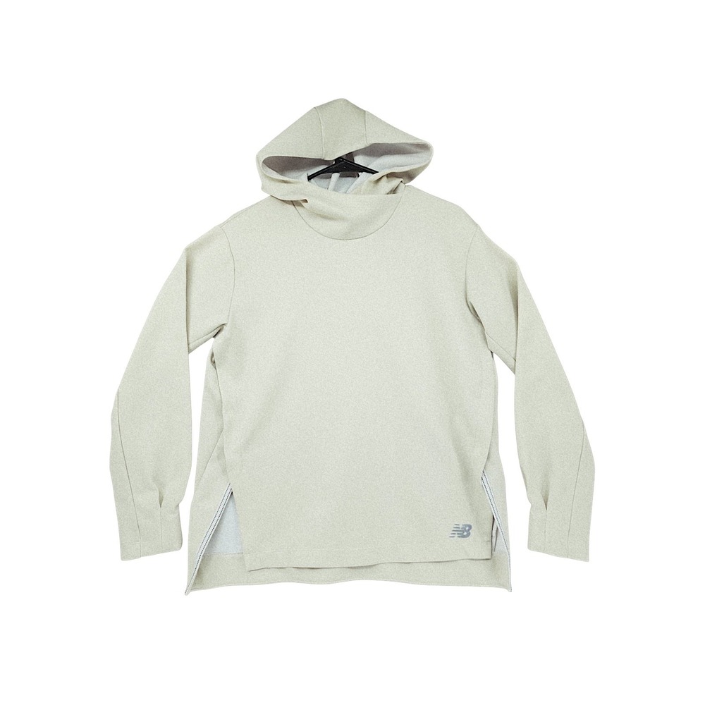 New Balance Hoodie M Womens NBRC Runagade Side Slits Running Pullover Activewear